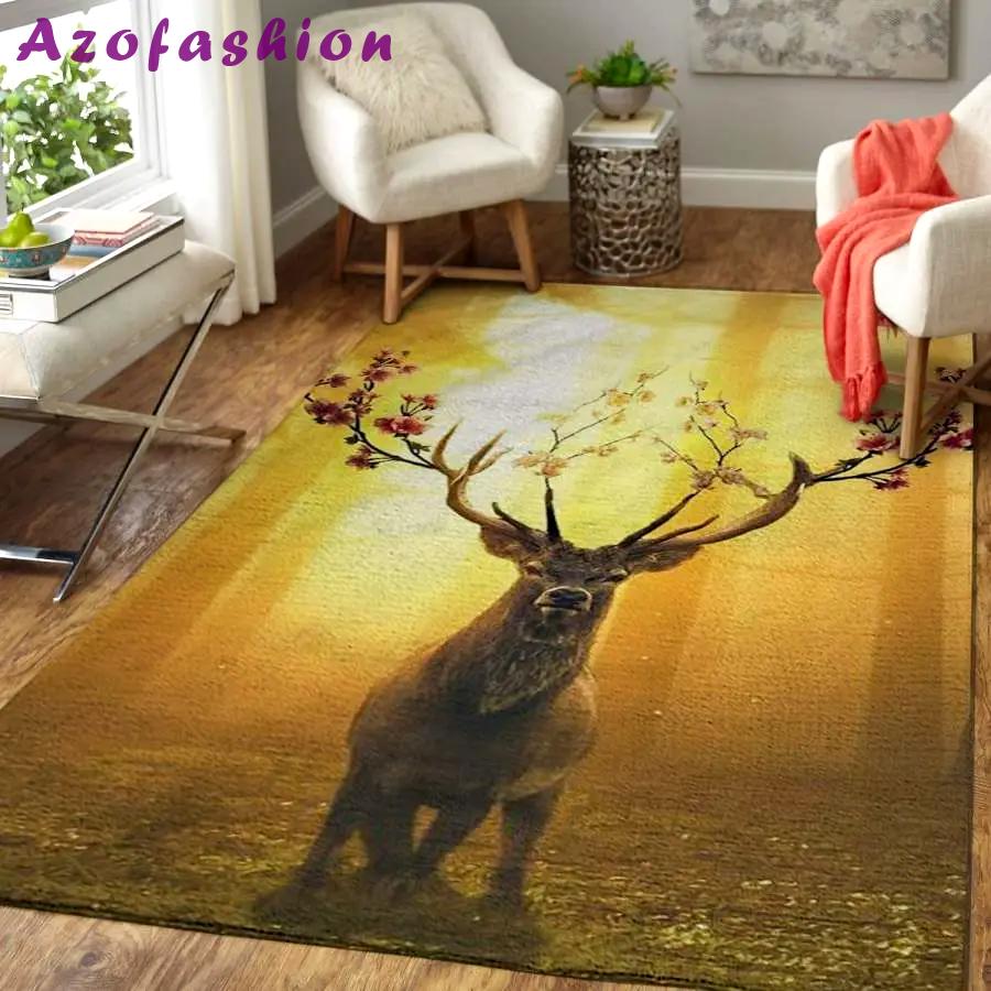 Lobster black pattern print area rug living room rug home decor Rectangle Rug
