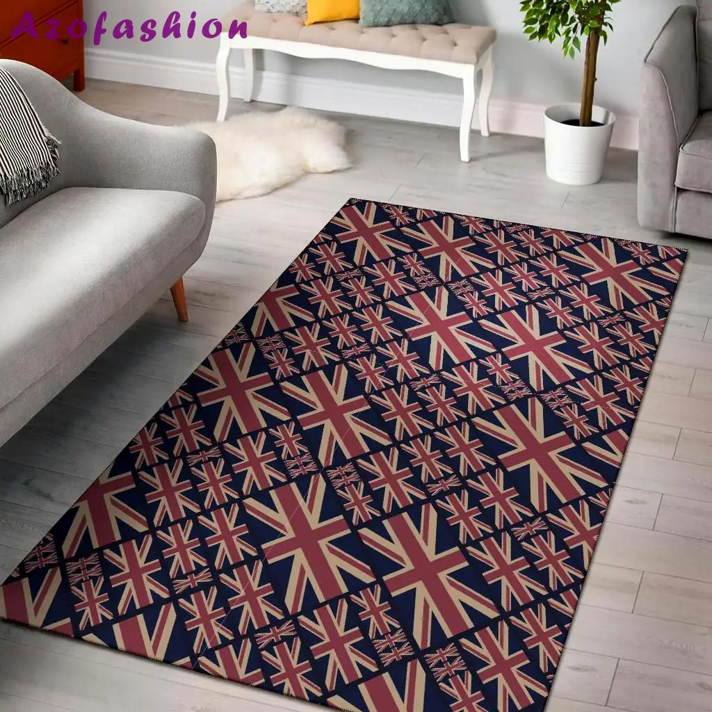 London british flag pattern print area rug living room rug home decor Rectangle Rug