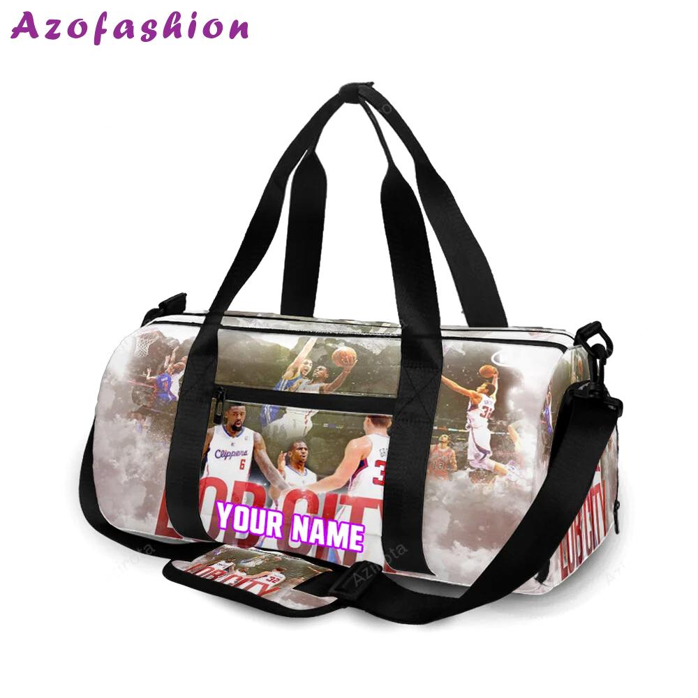 Los angeles clippers lob city1 personalized name travel bag gym bag 1462 Travel Bag