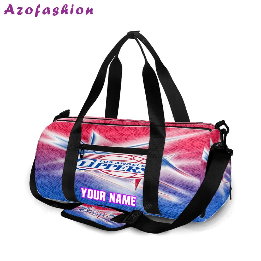 Los angeles clippers logo v2 personalized name travel bag gym bag 1978 Travel Bag
