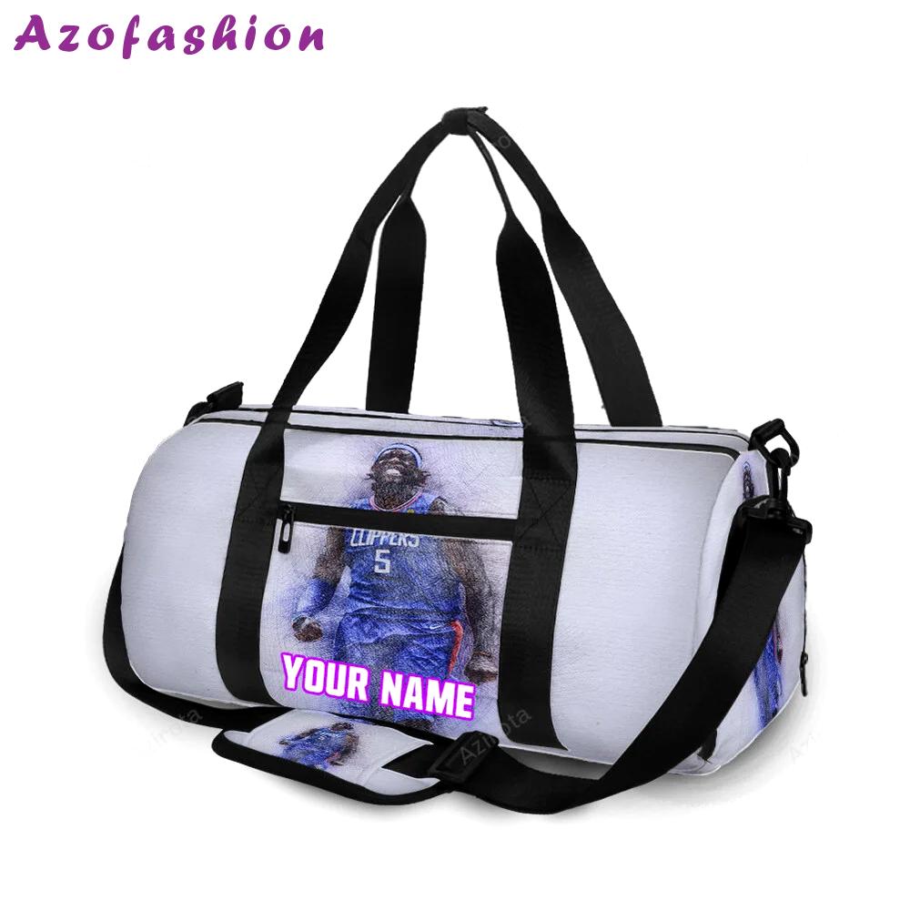 Los angeles clippers montrezl harrell 51 personalized name travel bag gym bag 906 Travel Bag