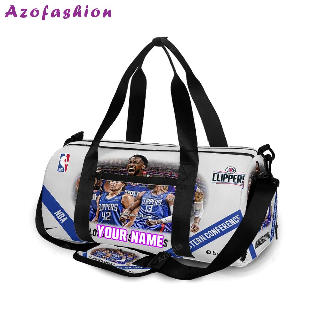 Los angeles clippers team1 personalized name travel bag gym bag 1516 Travel Bag