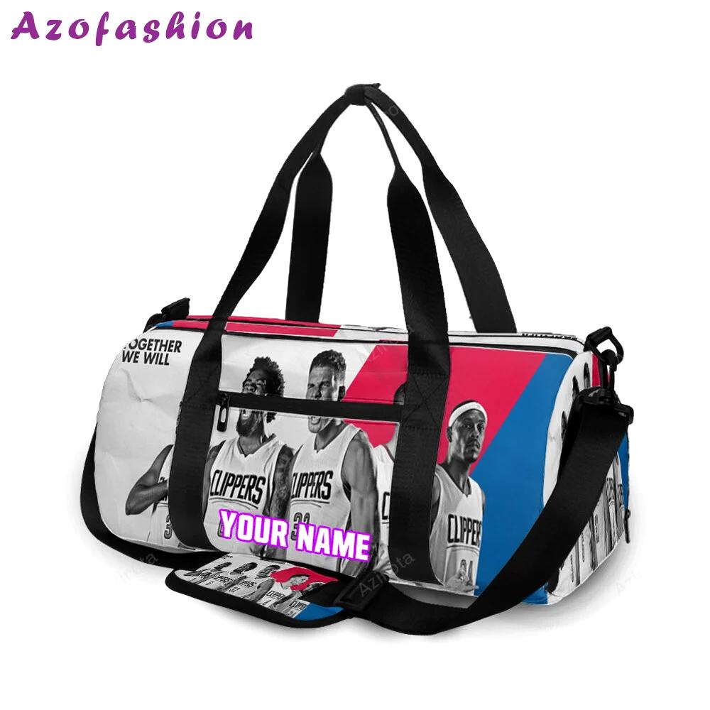 Los angeles clippers together we will personalized name travel bag gym bag 2 Travel Bag