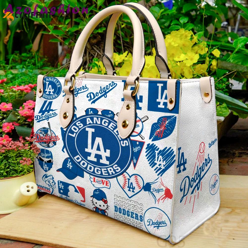 Los angeles dodgers hand leather bag gift for women 2229 Women Leather Hand Bag