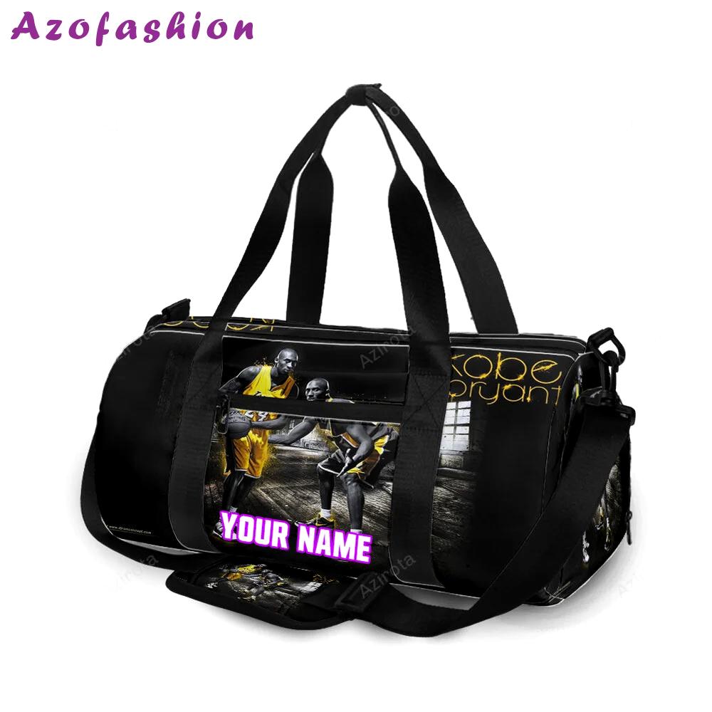 Los angeles lakers 24 kobe bryant v241 personalized name travel bag gym bag 1446 Travel Bag