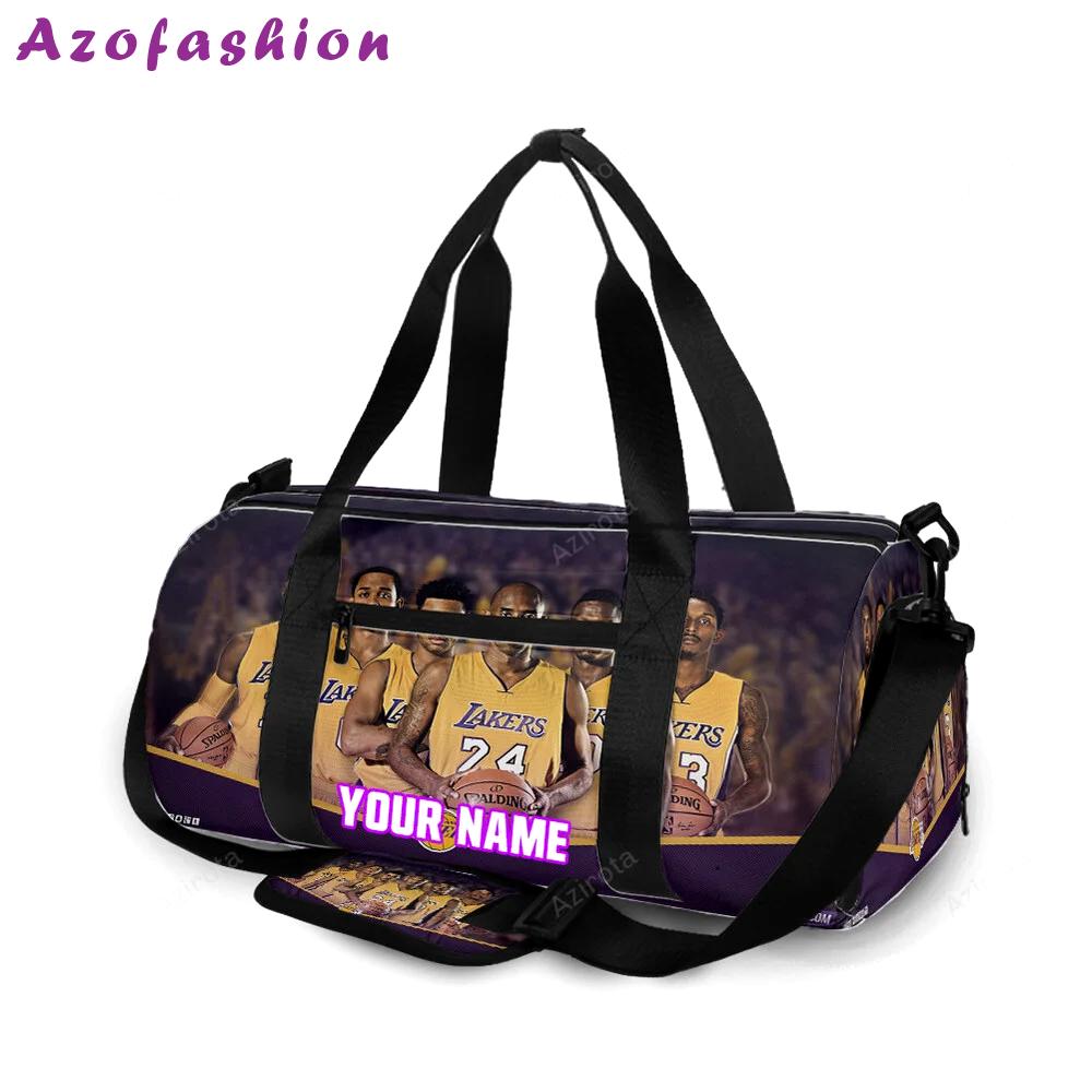 Los angeles lakers players v17 personalized name travel bag gym bag 180 Travel Bag