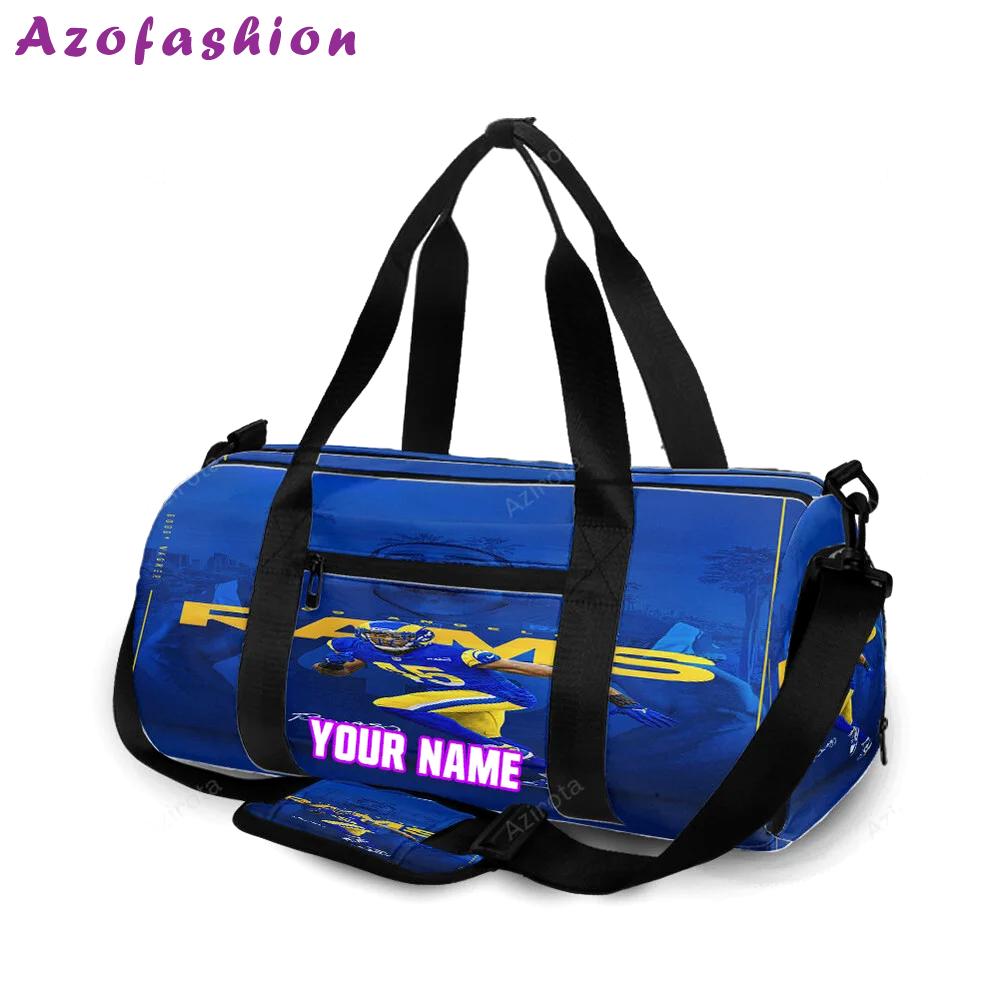 Los angeles rams bobby wagner1 personalized name travel bag gym bag 1673 Travel Bag