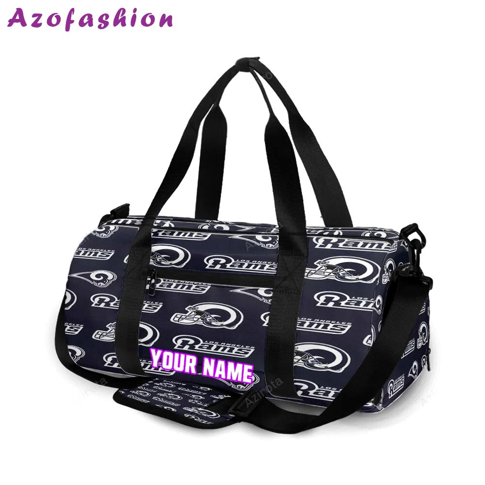 Los angeles rams6 personalized name travel bag gym bag 304 Travel Bag