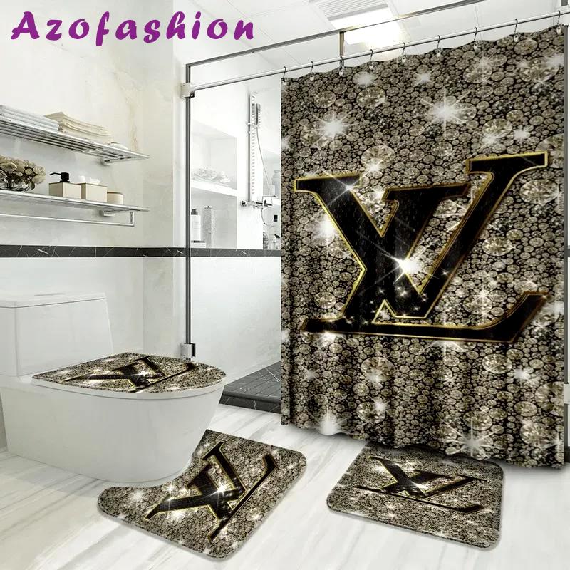 Louis vuitton bathroom set bath mat luxury fashion brand home decor hypebeast Bathroom Set