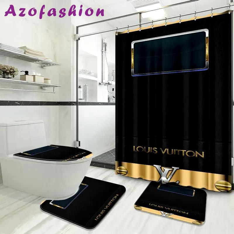Louis vuitton bathroom set home decor hypebeast bath mat luxury fashion brand Bathroom Set