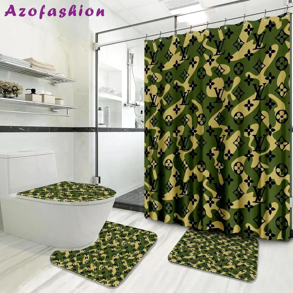 Louis vuitton bathroom sets hypebeast bath mat home decor luxury fashion brand Bathroom Set