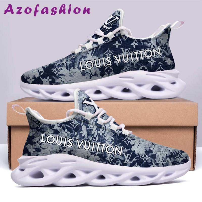 Louis vuitton blue max soul shoes sneakers lv luxury hot for men women hot 2023 Max Soul Shoes