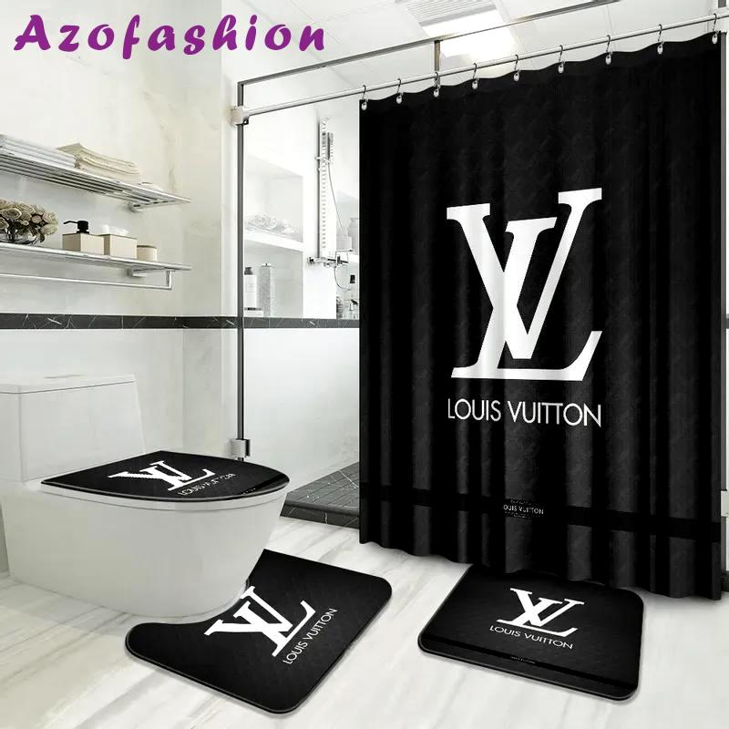 Louis vuitton hypebeast bath mat luxury fashion brand home decor bathroom sets Bathroom Set