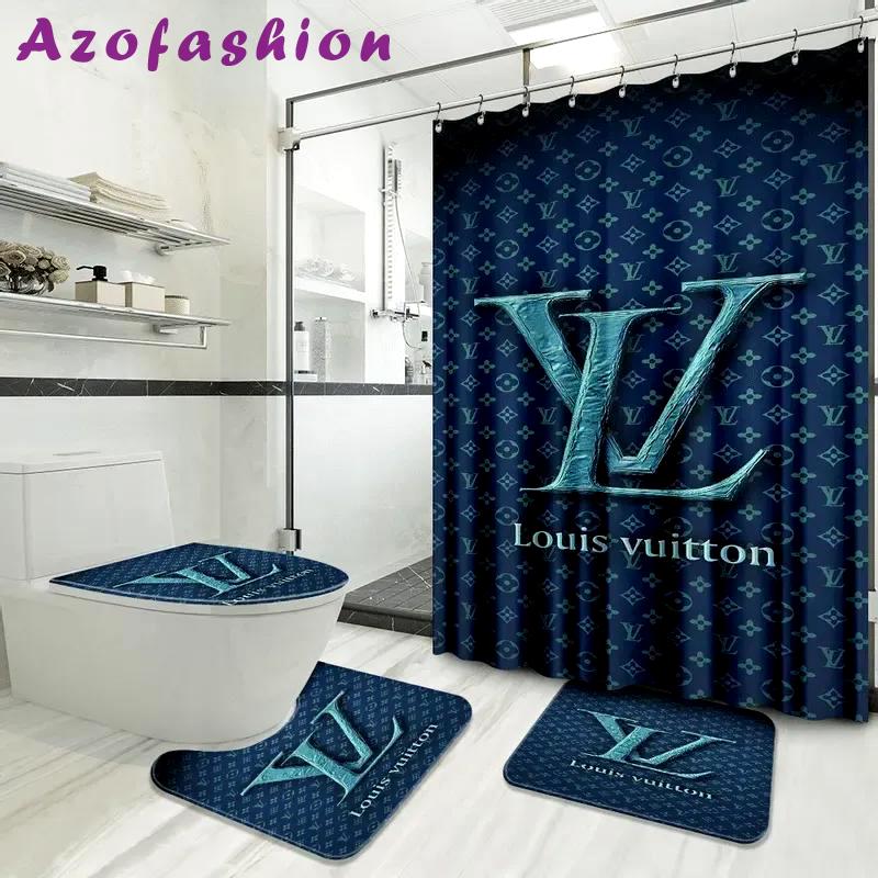 Louis vuitton luxury fashion brand home decor hypebeast bathroom sets bath mat Bathroom Set