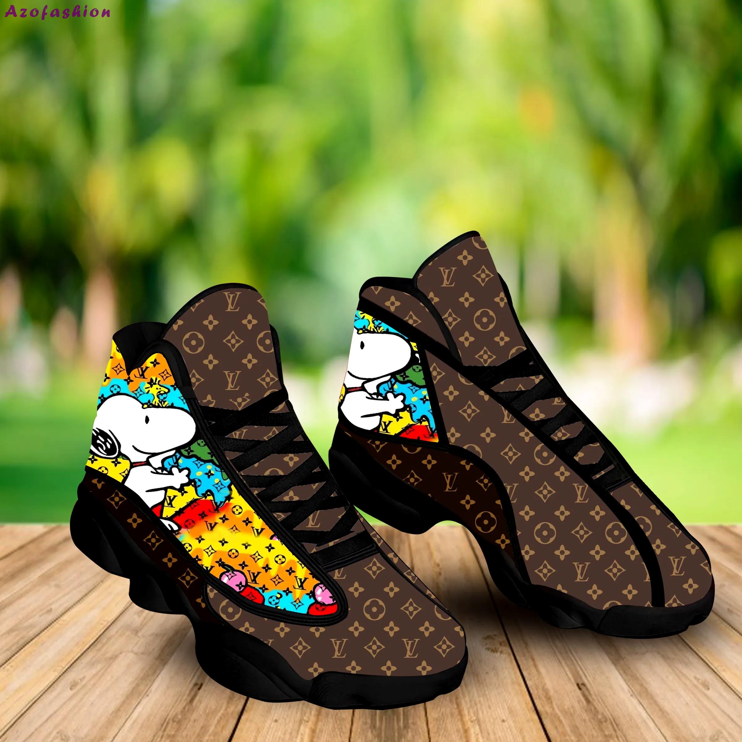 Louis vuitton snoopy dogs lv disney Air Jordan 13 Full Size Gifts For Men Women For Fans Sneakers Shoes