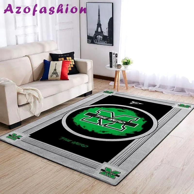 Marshall thundering herd area rugs ncaa living room carpet 200303101 1 Rectangle Rug