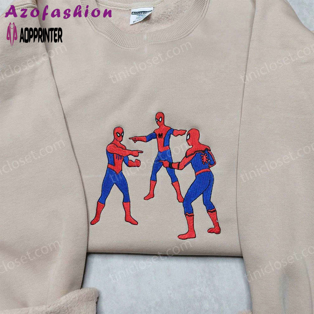 Marvel spider-man embroidered shirt no way home hoodie & sweatshirt: exclusive collection Embroidered Shirt