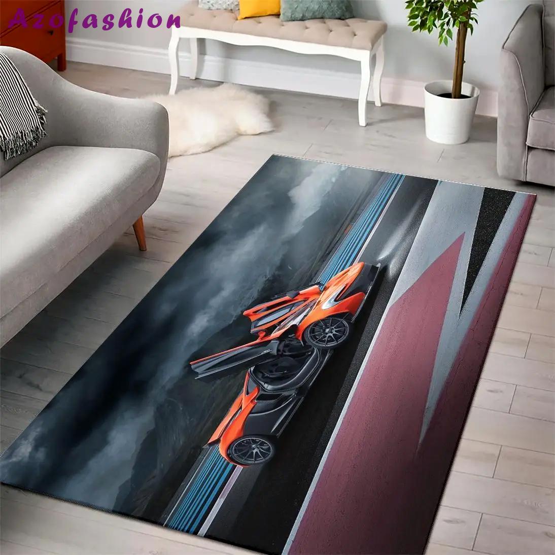 Mclaren super cars fn210213 area rug rug regtangle carpet floor decor home decor Rectangle Rug
