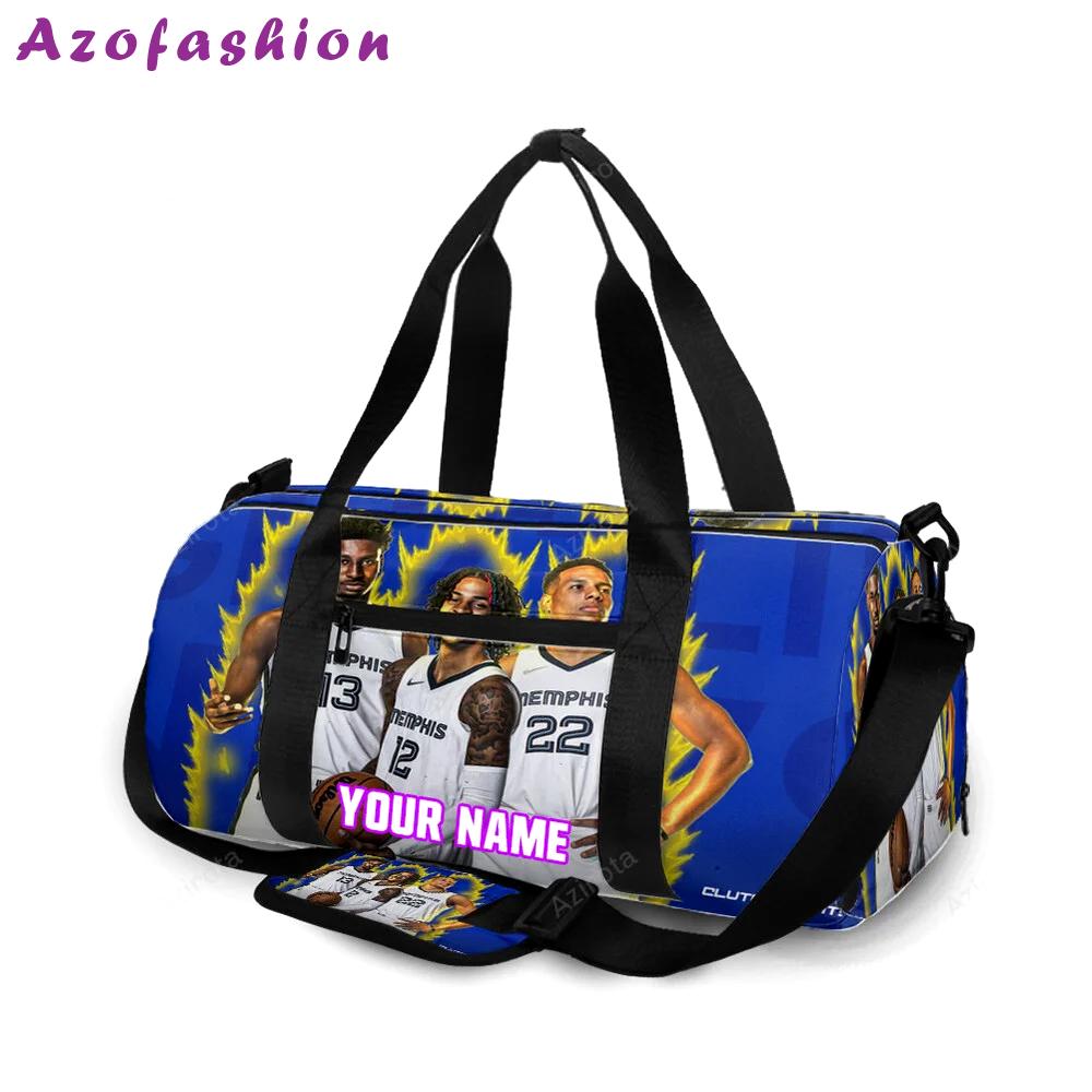Memphis grizzlies ja morant desmond bane jaren jackson jr personalized name travel bag gym bag 1218 Travel Bag
