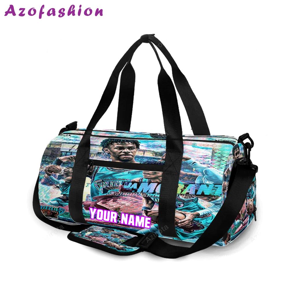 Memphis grizzlies ja morant personalized name travel bag gym bag 1198 Travel Bag