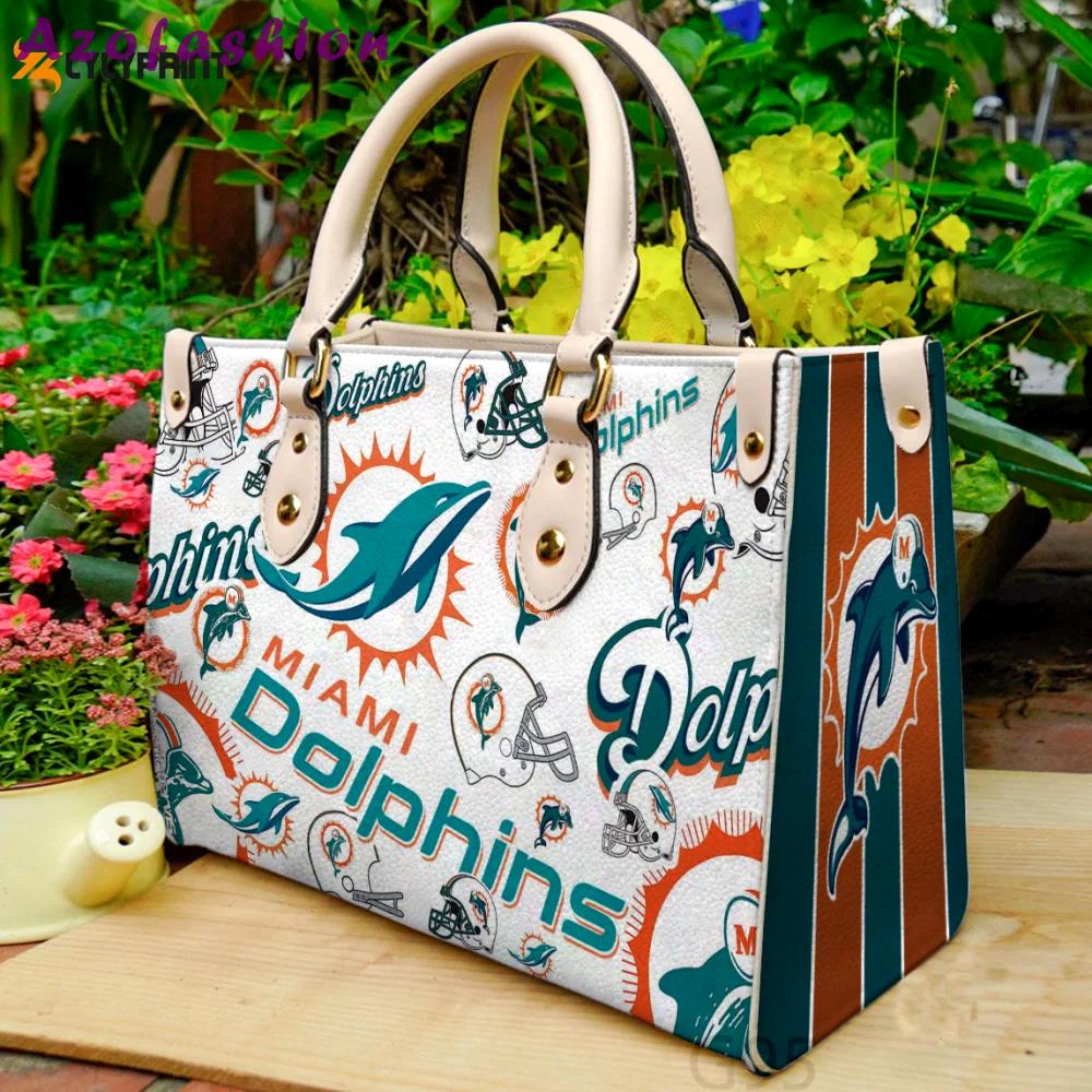 Miami dolphins a1 leather bag g95 1690 Women Leather Hand Bag