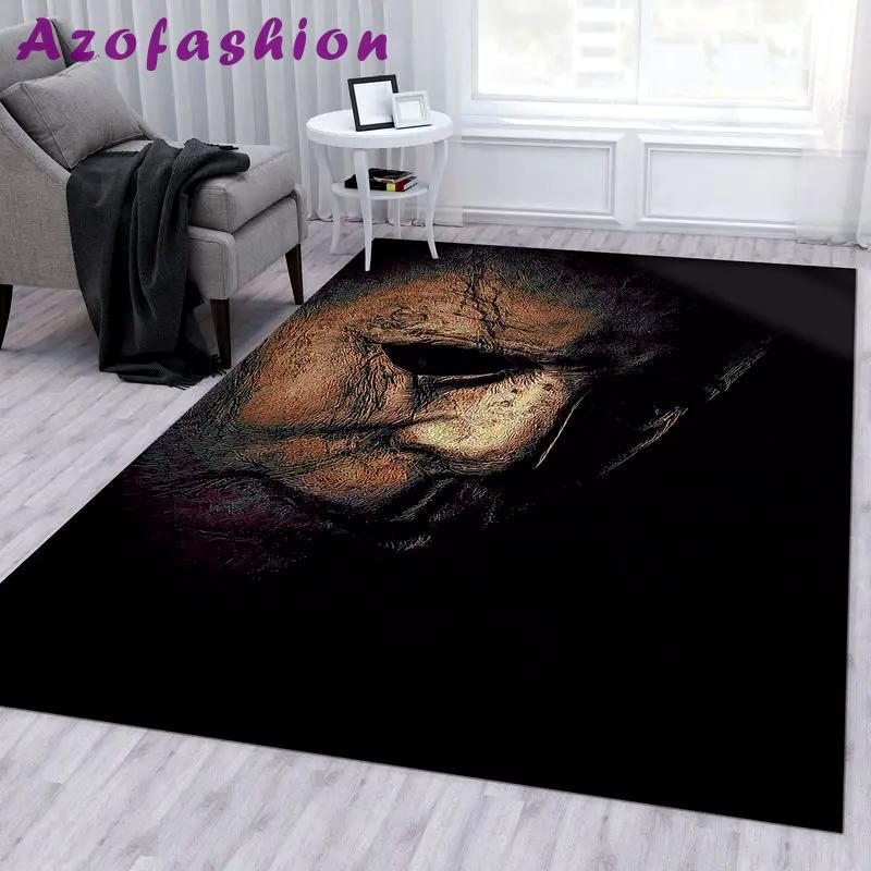 Michael myers vectorart area rug living room and bed room rug rug regtangle carpet floor decor home decor Rectangle Rug
