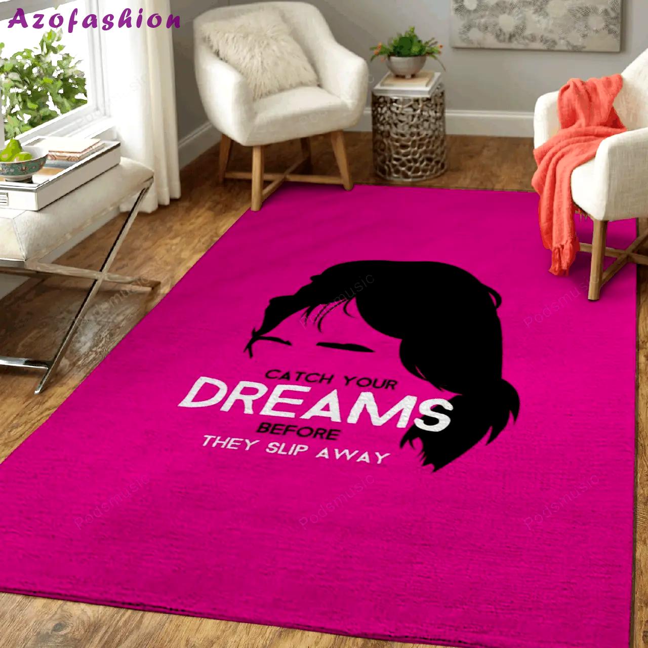 Mick jagger on magenta music icons art for fans area rug living room carpet rug regtangle carpet floor decor home decor Rectangle Rug