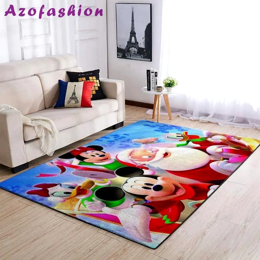 Mickey mouse disney nice gift area rug living room rug home decor Rectangle Rug