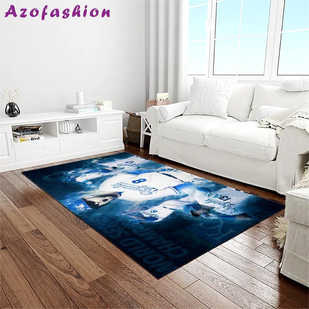 Mlb kansas city royals baseball team logo rectangle area rug kcr52 Rectangle Rug