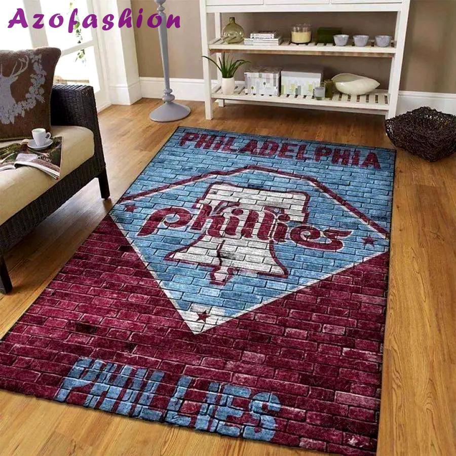 Mlb philadelphia phillies baseball area rug living room rug home decor 20030593 Rectangle Rug