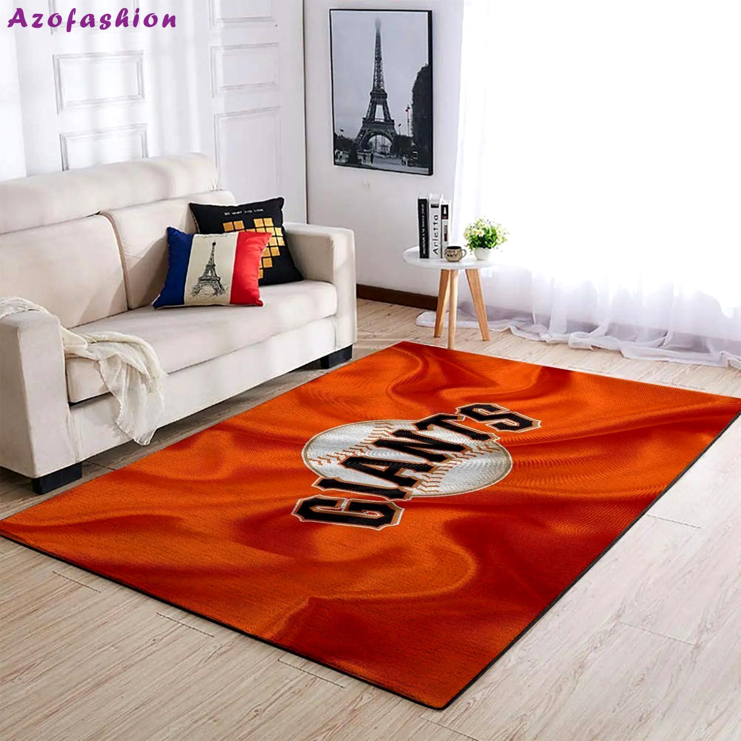 Mlb san francisco giants team logo area living room rug v1080 Rectangle Rug