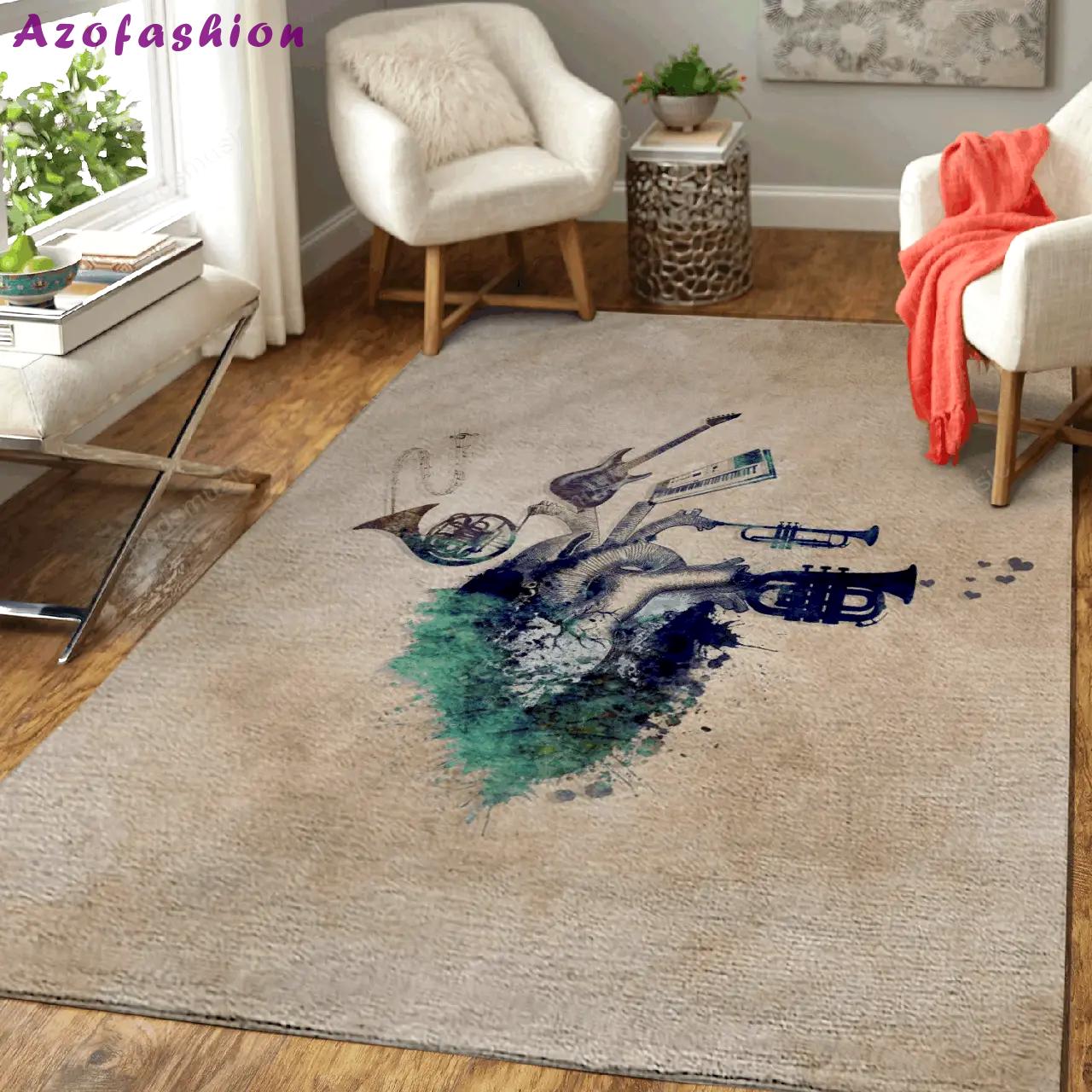 Music my love music art for fans area rug living room carpet rug regtangle carpet floor decor home decor Rectangle Rug