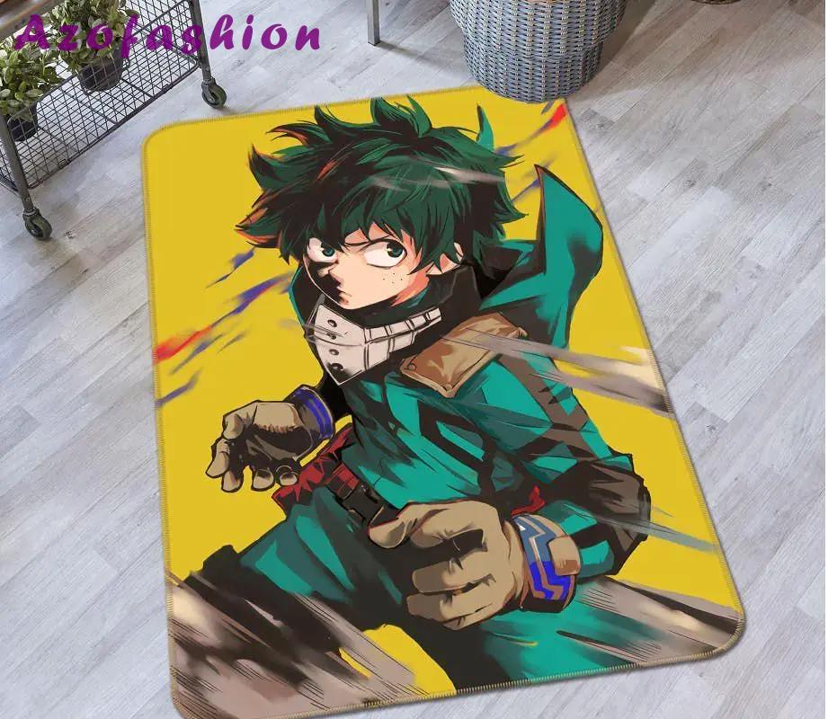 My hero academia anime 46 area rug living room and bed room rug rug regtangle carpet floor decor home decor Rectangle Rug