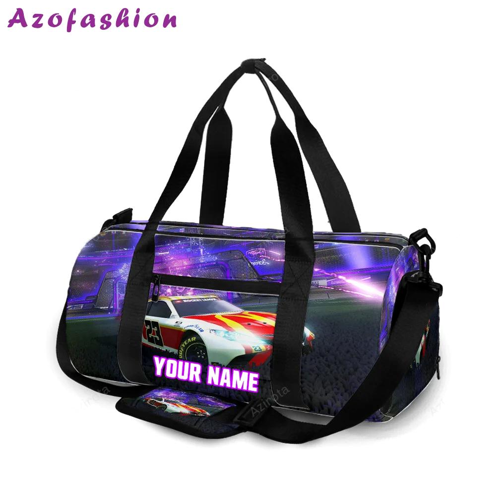 Nascar 23xi racing cars6 personalized name travel bag gym bag 1366 Travel Bag