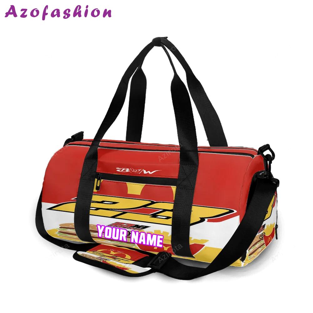 Nascar 23xi racing logo8 personalized name travel bag gym bag 1930 Travel Bag