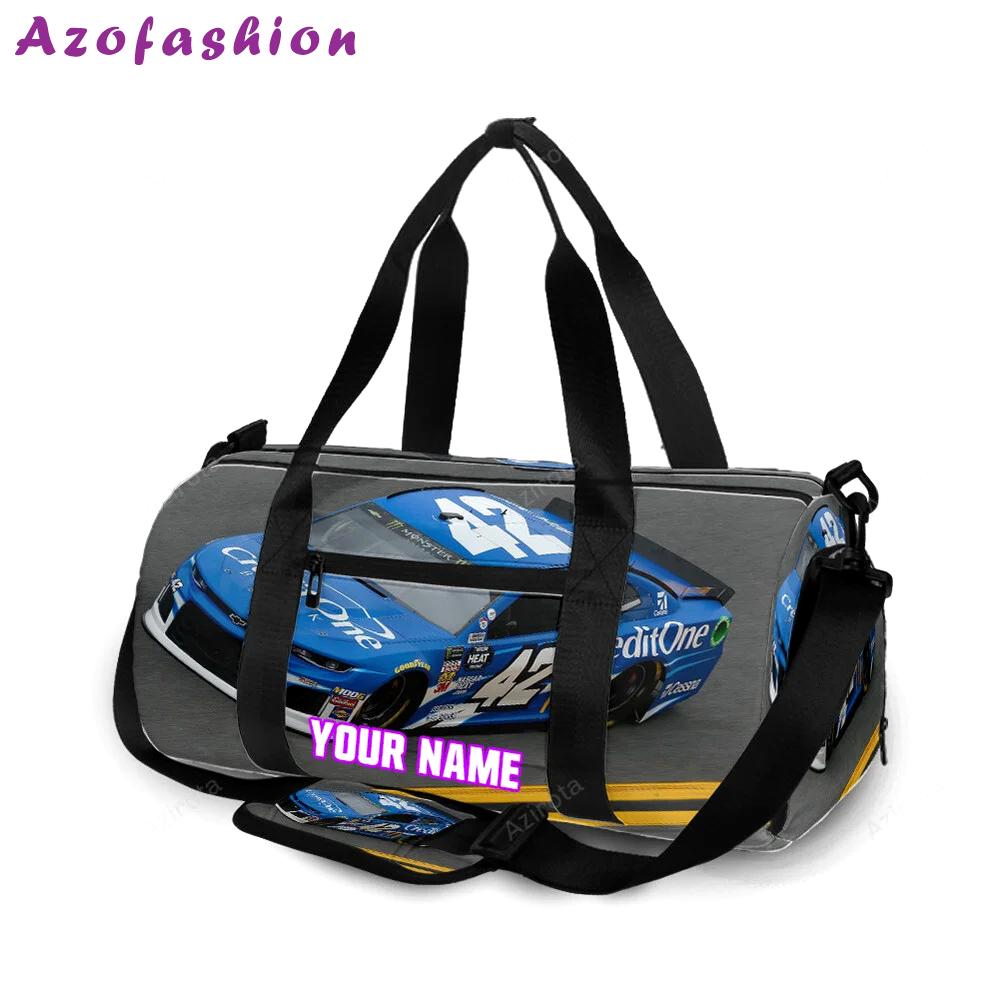 Nascar chip ganassi racing cars3 personalized name travel bag gym bag 1727 Travel Bag
