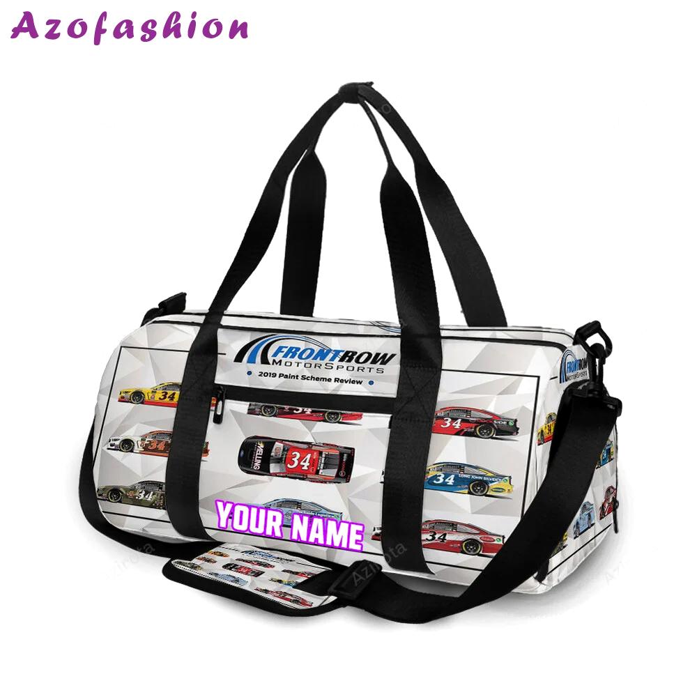 Nascar front row motor sports cars1 personalized name travel bag gym bag 1789 Travel Bag