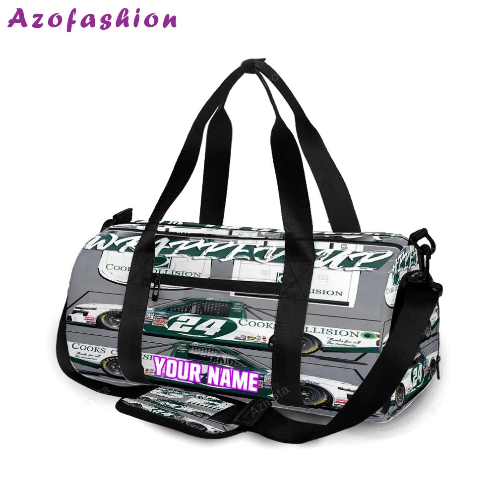 Nascar gms racing cars12 personalized name travel bag gym bag 286 Travel Bag