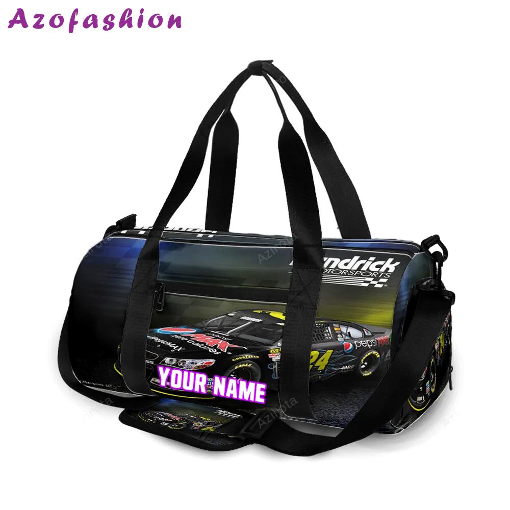 Nascar hendrick motorsports car10 personalized name travel bag gym bag 24 Travel Bag