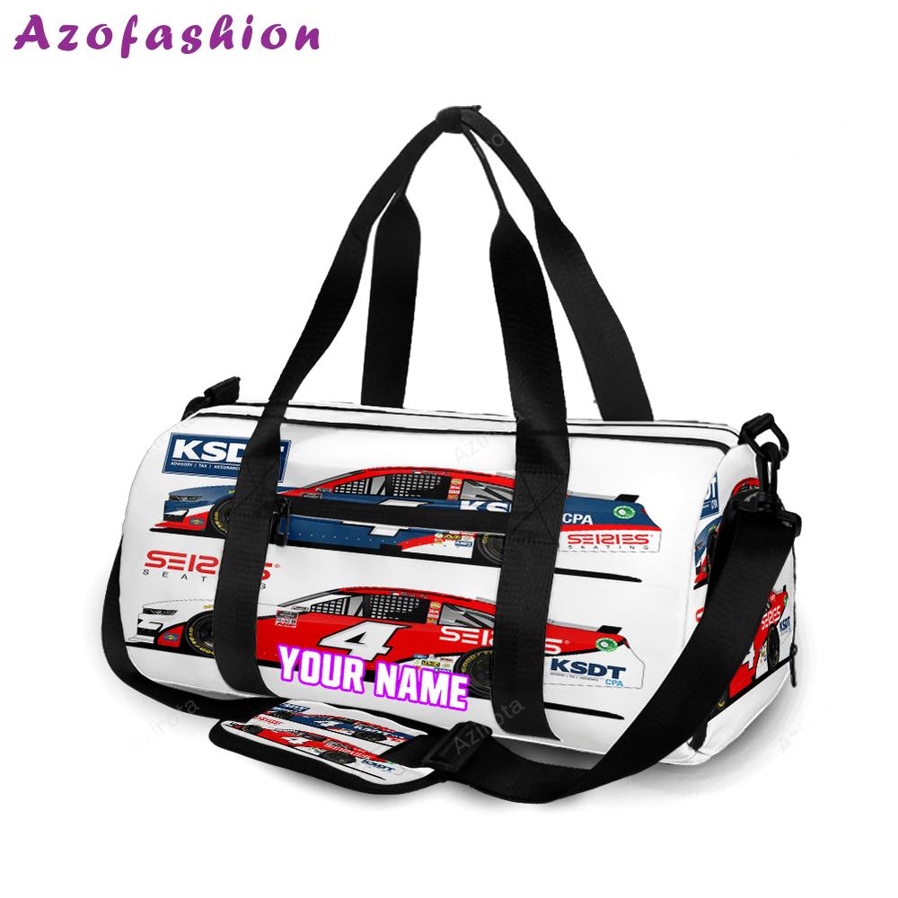 Nascar jd motorsport w gary keller car1 personalized name travel bag gym bag 787 Travel Bag