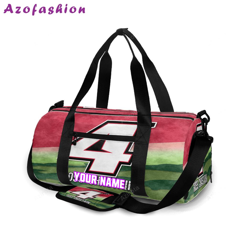 Nascar jd motorsport w gary keller ross chastain1 personalized name travel bag gym bag 383 Travel Bag