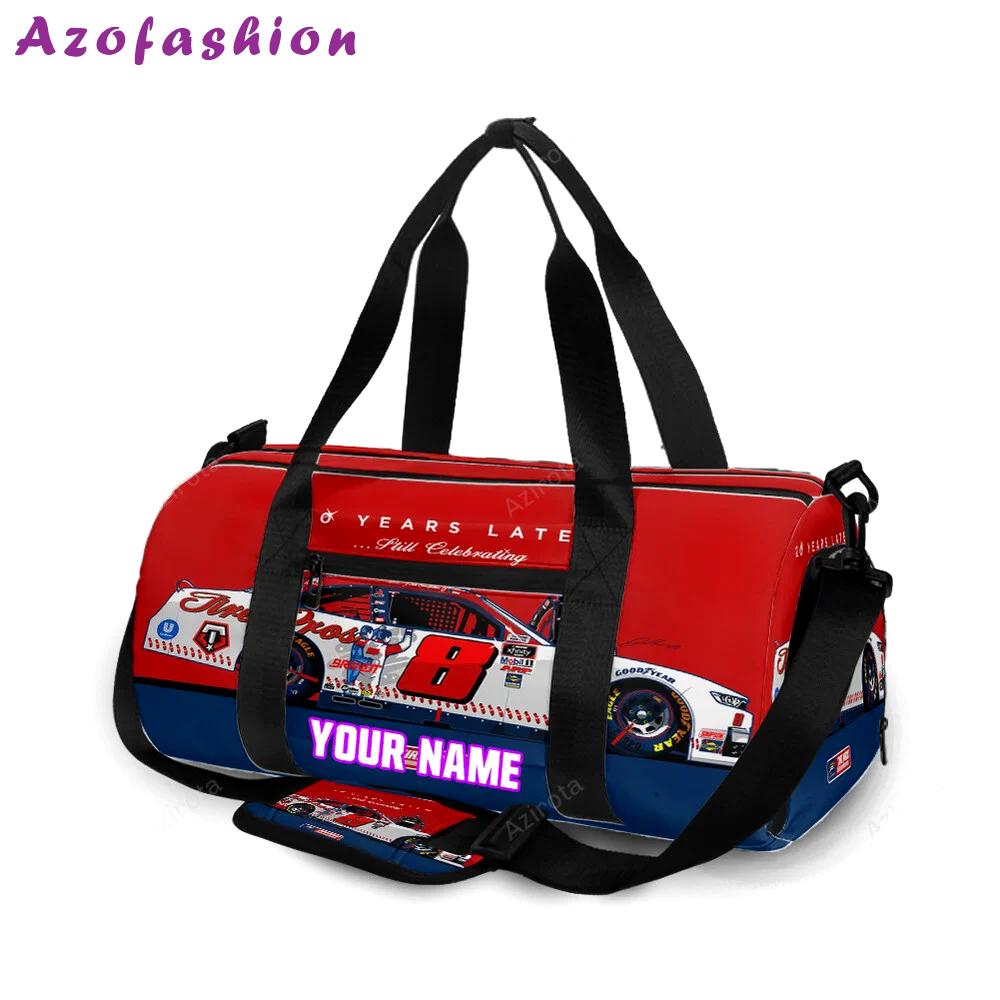 Nascar jr motorsports 20 years later personalized name travel bag gym bag 356 Travel Bag
