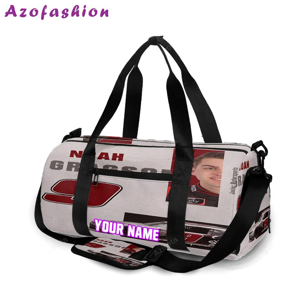 Nascar jr motorsports noah gragson1 personalized name travel bag gym bag 873 Travel Bag