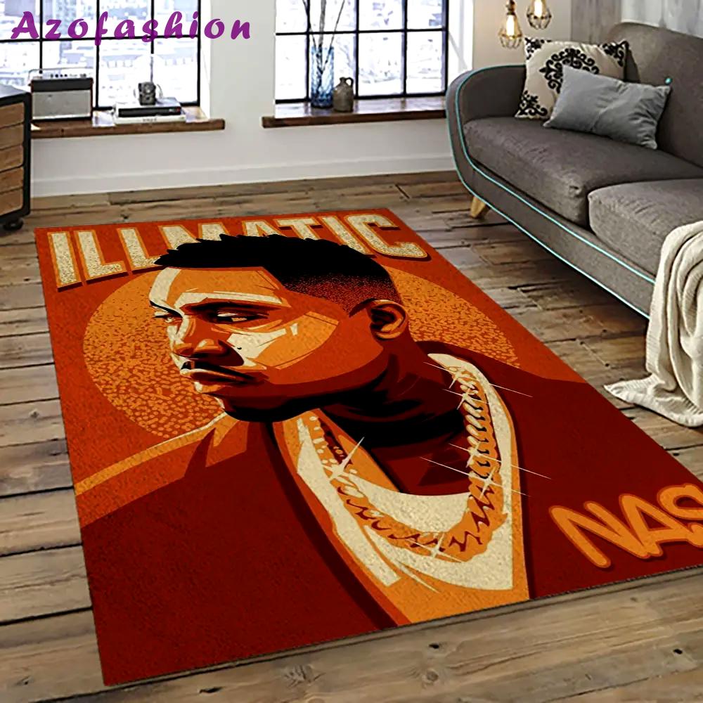 Nasir rapper hiphop music retangle carpet area rug home decor best gift for fan and friends na17 Rectangle Rug