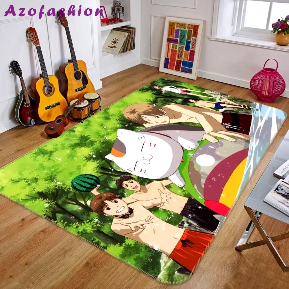 Natsume anime 1 area rug living room and bed room rug rug regtangle carpet floor decor home decor Rectangle Rug