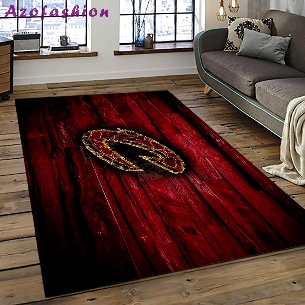 Nba cleveland cavaliers basketball team logo sport carpet rectangle area rug for living room cca20 Rectangle Rug