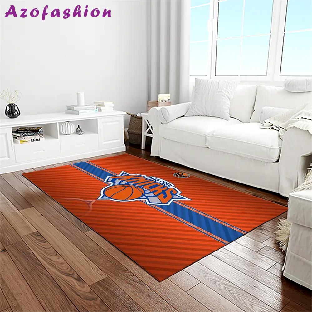 Nba new york knicks basketball team logo rectangle area rug nyk33 Rectangle Rug