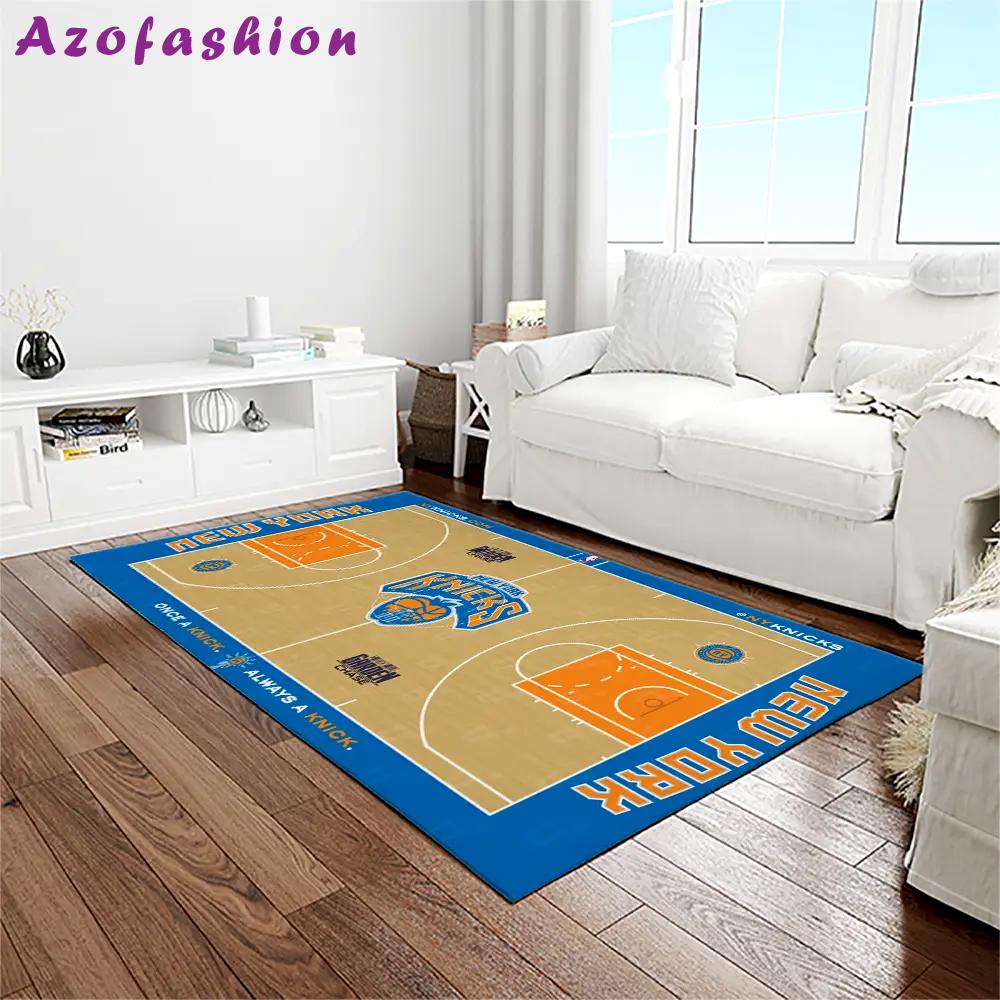 Nba new york knicks basketball team logo rectangle area rug nyk40 Rectangle Rug