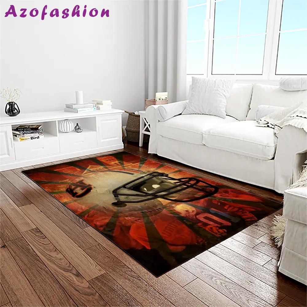 Ncaa auburn tigers college sport basketball and foolball team logo rectangle area rug ats52 Rectangle Rug