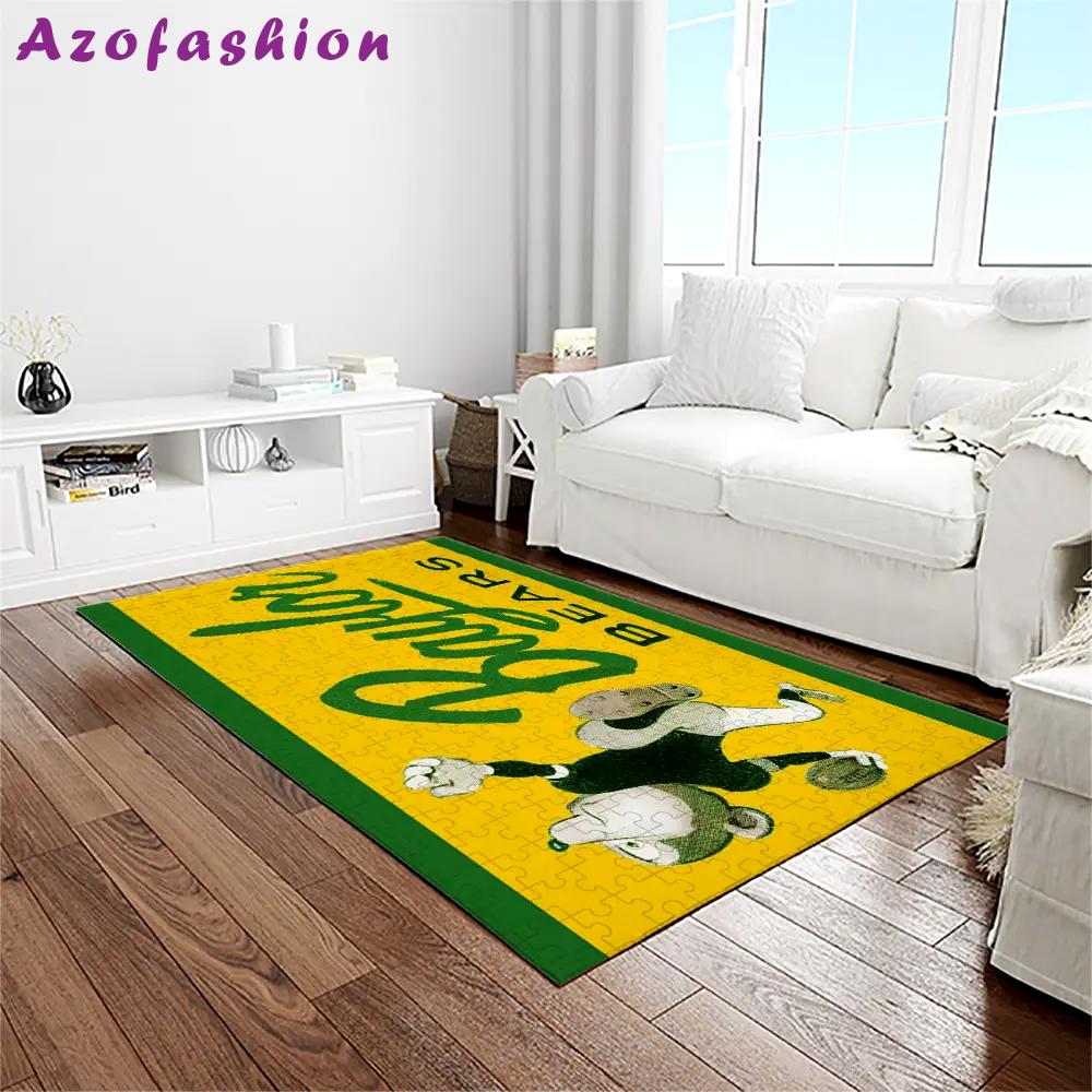 Ncaa baylor bears sport basketball and foolball team logo rectangle area rug bb21 Rectangle Rug